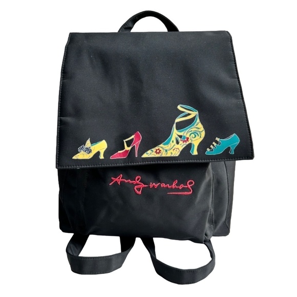 Andy Warhol Backpack with Shoe Graphics - Picture 1 of 12